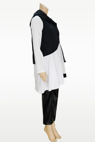 5338 SENTEZ PANTOLON ÖN KISMI DİKİŞLİ DERİ - Resim 3