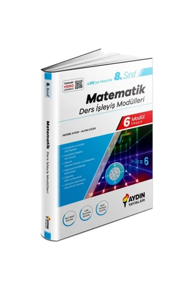 Aydın Yayınları 8. Sınıf Matematik Ders işleyiş Modülleri ürün görseli