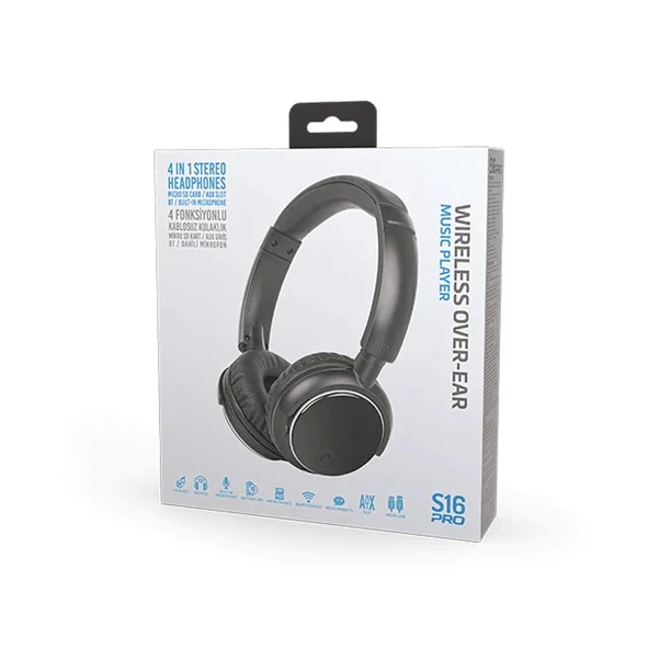 ZUIDID S16 Pro Bluetooth Kablosuz Mikrofonlu Kulaklık - Resim 3