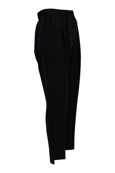 5385 SENTEZ PANTOLON BELİ LASTİKLİ ÖNÜ KISA ARKASI UZUN - Resim 3