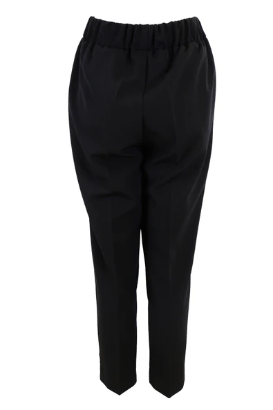 5385 SENTEZ PANTOLON BELİ LASTİKLİ ÖNÜ KISA ARKASI UZUN - Resim 4