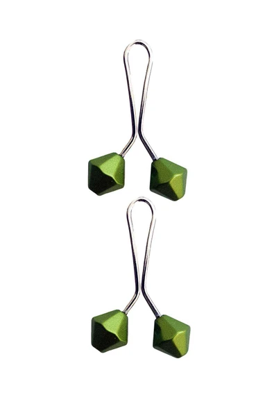 2 Adet Tesettür Eşarp ve Şal Klipsi Yeşil ürün görseli