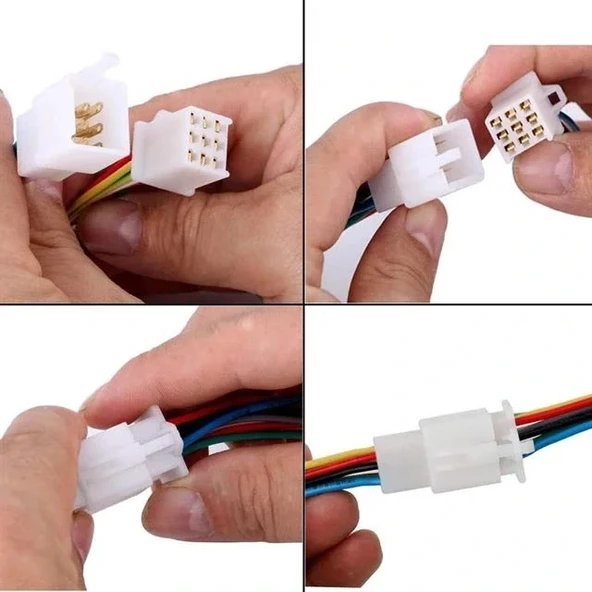 Powermaster 9 Pin Araba-motosiklet Soketi ürün görseli