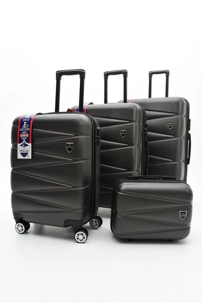 Yefa Dayanıklı Unisex 4 Tekerlekli 4'lü Set Plastik Valiz Seti ürün görseli