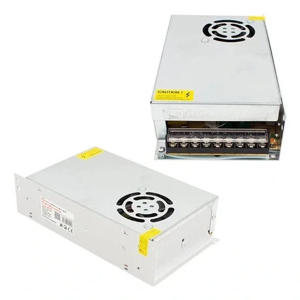 Powermaster Pm-14070 12 Volt - 30 Amper - 360 Watt Fanlı Metal Kasa Adaptör - Resim 2