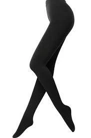 6 Adet Siyah 100 Denye Kalın Kışlık Külotlu Çorap Opak Naturel Esnek 6'lı Paket - Resim 3