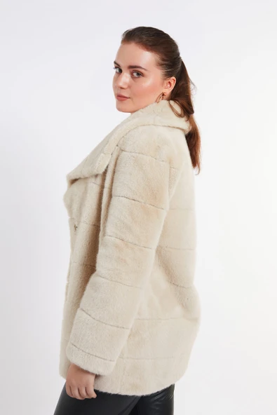 7013 TRENÇ PELUŞ KABAN - Resim 3