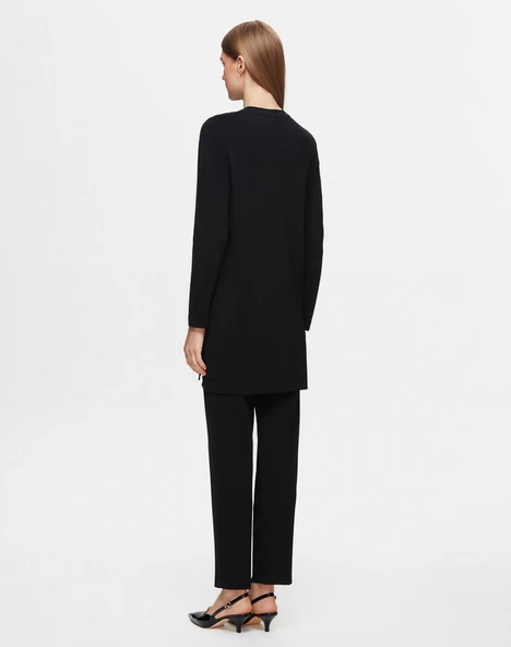 T25Y-6001 MISSDALIDA BASİC UZUN KOLLU TRİKO TUNİK - Resim 4