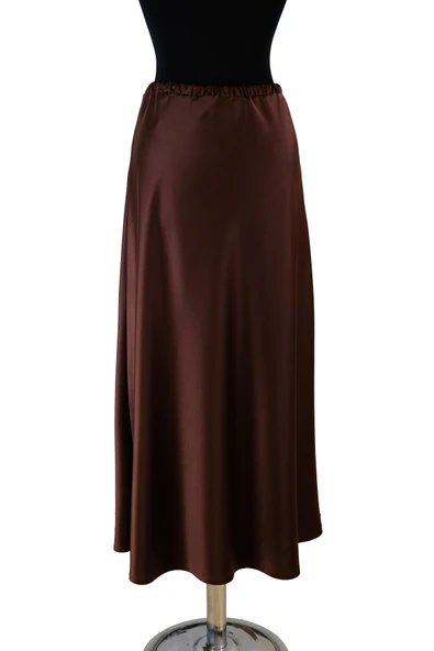 5457 SENTEZ LUNA SATEN VOLANLI ETEK - Resim 8