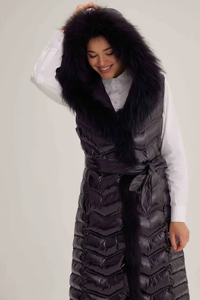 18258 WOMANIA YELEK HAUTE COUTURE - Resim 7