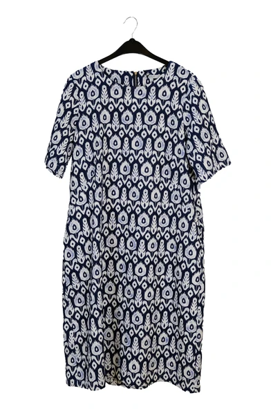 3822 SEDNA KİLİM DESEN ELBİSE ürün görseli