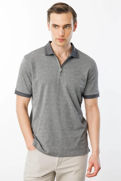 605 DESEN FERMUARLI JAKARLI T-SHİRT - Resim 5