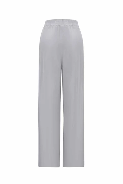 T25Y-7007 MISSDALIDA BOL PAÇA SATEN CUPRO PANTOLON - Resim 4