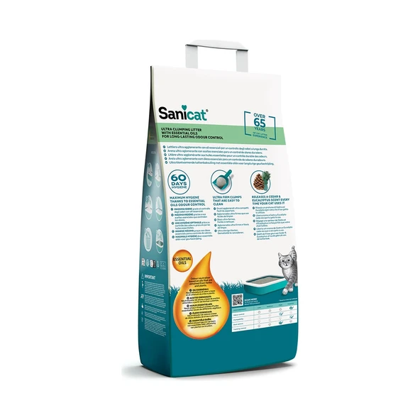 Essential Oils Sedir ve Okaliptus Kokulu Kedi Kumu 10 kg - Resim 5