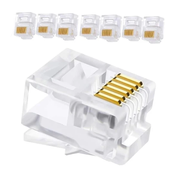 PowerMaster Telefon Soketi 6P/6C (100'lü Paket) - Resim 4