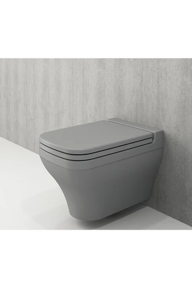 Scala Asma Klozet Mat Gri Kapak Hariç 1080-006-0128 ürün görseli 1