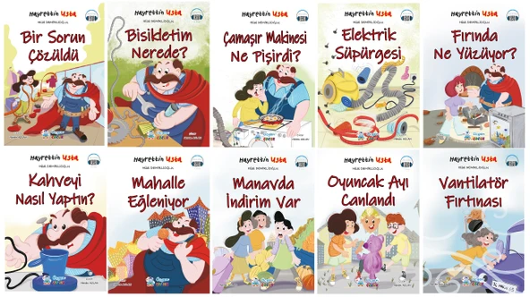 1.Sınıf Hayrettin Usta Hikaye Seti (16 Sayfa) - 10 Kitap - Resim 2