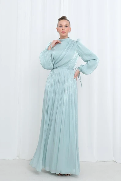 17029 PUANE ELBİSE - Resim 4