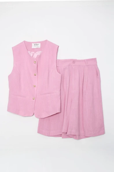 D80293 ROBİN YELEK ŞORT TAKIM ürün görseli