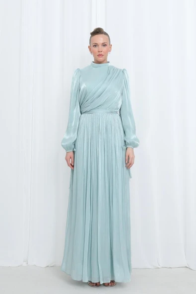 17029 PUANE ELBİSE - Resim 5