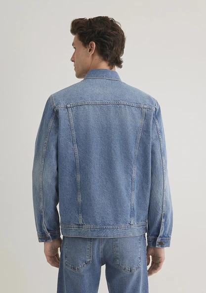 M010143-89136 MAVİ DRAKE DARK FOGGY CEKET - Resim 10