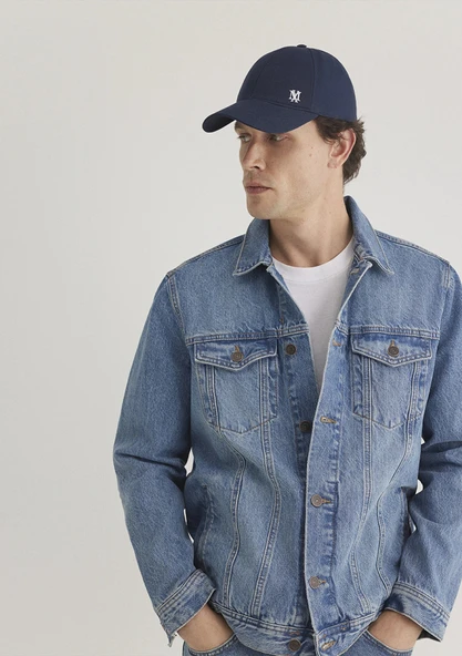 M010143-89136 MAVİ DRAKE DARK FOGGY CEKET - Resim 6