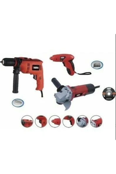 18 Volt ECO SET 3B LI Matkap+ Taşlama+ 4.0 V Li-İon Vidalama 1.5 - 1.9 Ah 2 Yıl Darbesiz 2 ürün görseli