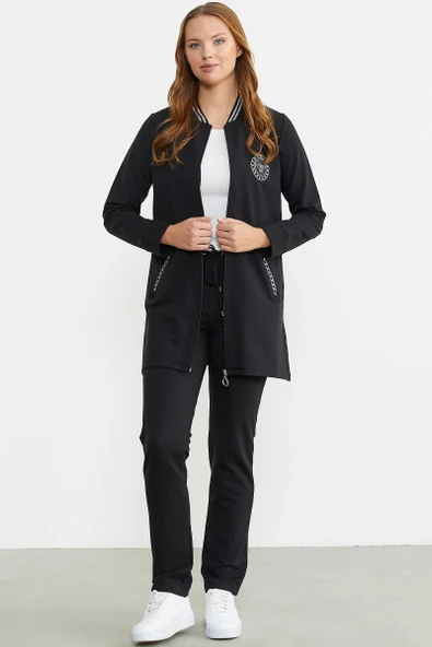 24K2207-76381 SEMENTA MARİNE DTY. TUNİK EŞOFMAN TAKIM - Resim 7