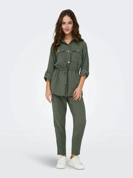 15310852 ONLARIS LIFE 4/5 FEM CARGO JACKET CC WVN - Resim 7