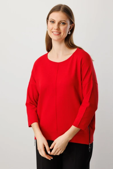 65389 YANLARI FERMUARLI BOL KAZAK ürün görseli