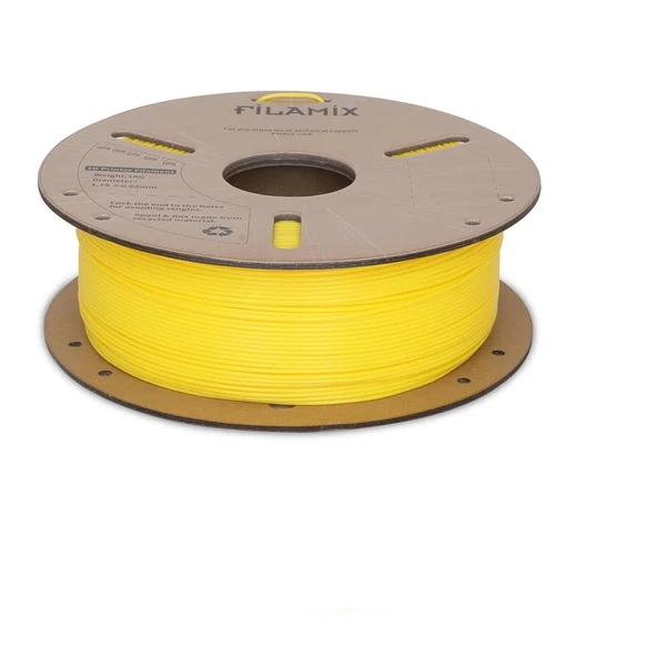 Filamix Tpu Sarı Filament 1.75 mm 1 Kg - Esnek, Dayanıklı 3D Yazıcı Malzemesi - Resim 3