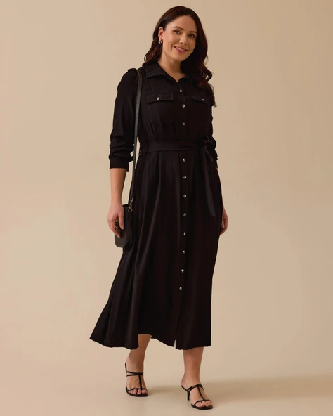 10002511314004 GALAXİ GÜNLÜK ELBİSE - Resim 4