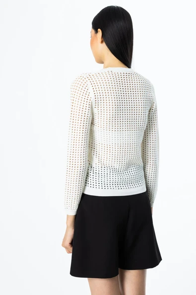 59900 ONTEKS FİLE FERMUARLI KISA HIRKA - Resim 8