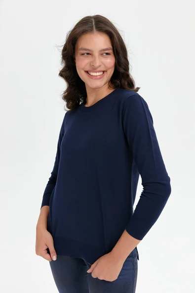 24358 DESEN TLL SY İMPLUS YANI YIRTMAÇLI KAZAK - Resim 11