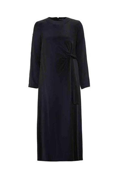 T26K-4027 MISSDALIDA YANDAN KUŞAK DTYL ELBİSE - Resim 2