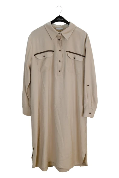 3072 SEDNA CEP KAPAĞI BONCUKLU TUNİK - Resim 2