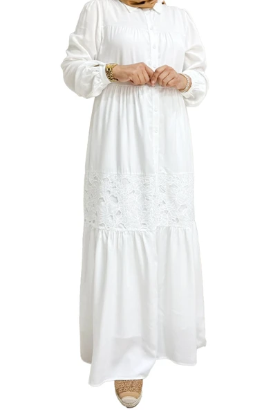 25109 NURCAN ÇETİN ELBİSE - Resim 4