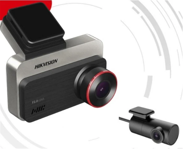 Hikvision AE-DC2328-C200S Mikrofon G-Sensörlü Çift Kamera Araç İçi Kamera WiFi,Ses Kontrolü - Resim 2