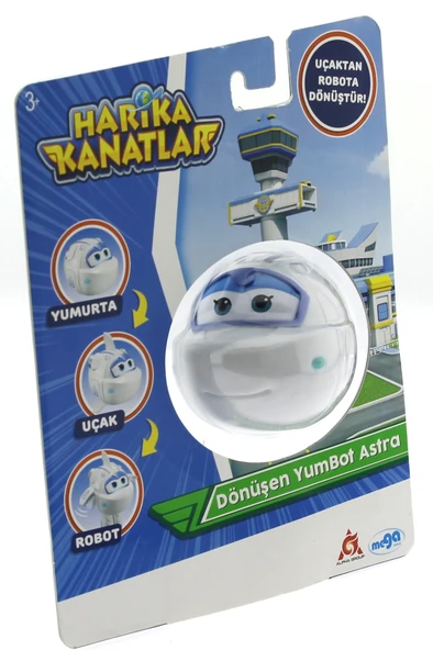 Harika Kanatlar Dönüşen Tekli Figür YumBot Astra - Resim 3
