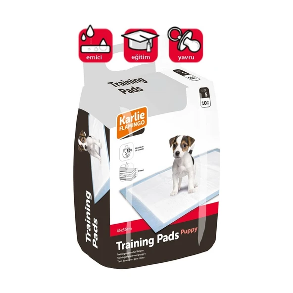 Flamingo Yavru Köpek Çiş Pedi S 45X35 Cm 10Lu ürün görseli 1