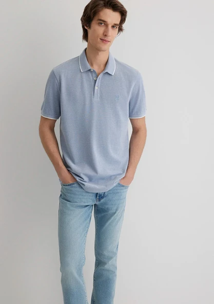 M065900-30715 MAVİ POLO T-SHIRT ürün görseli 1