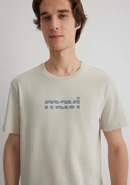 M0610943-70144 MAVİ BASKILI T-SHIRT - Resim 8