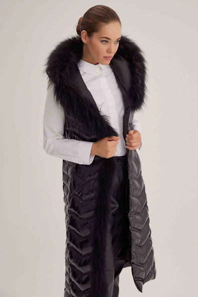 18258 WOMANIA YELEK HAUTE COUTURE - Resim 6