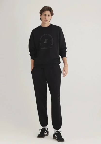 M0010458-71379 MAVİ ÖRME PANTOLON ürün görseli