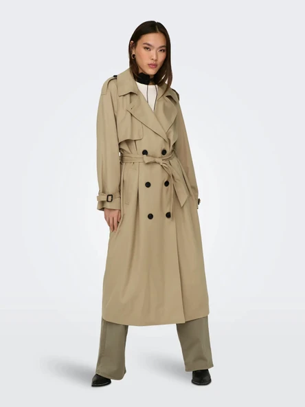 15242306 ONLCHLOE TRECHCOAT DOUBLE B.OTW NOOS - Resim 4