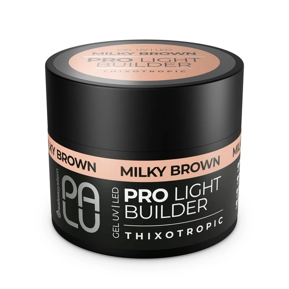 Palu Pro Light Builder Jel Milky Brown Nude Bej Protez Tırnak Jeli 45gr ürün görseli 1
