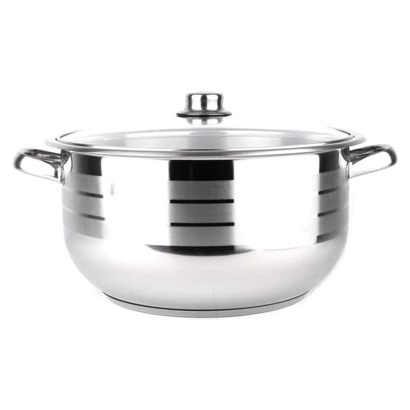 Manheim Cam Kapak Çelik Derin Tencere 30 x 20 cm - Resim 2