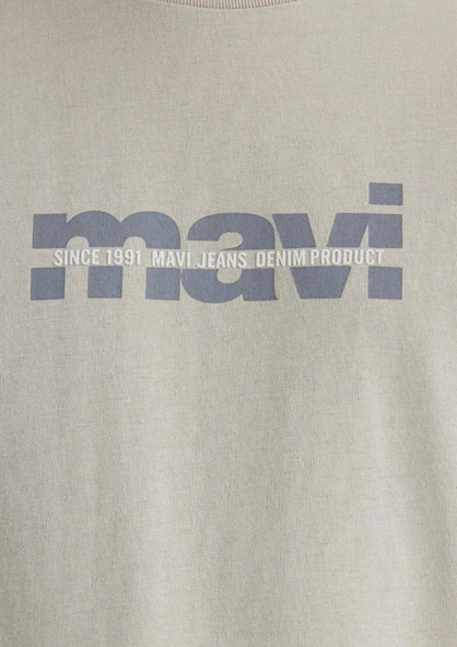 M0610943-70144 MAVİ BASKILI T-SHIRT - Resim 7