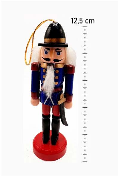 Premium Collection 3'lü 12.5 Cm Kurşun Asker Seti Dekoratif Yılbaşı Süsü - Resim 2