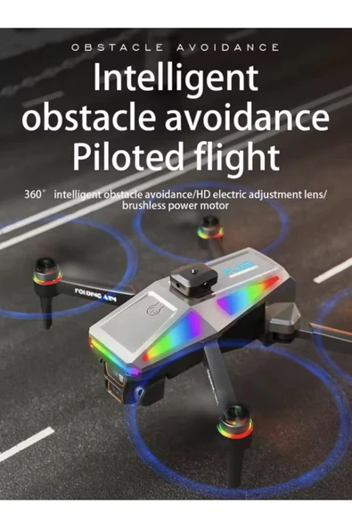 yollayenilensin S5 Pro Drone 4K UHD Kamera Fırçasız Motor 4.5” Ekran Engel Kaçınma Katlanabilir Drone - Resim 5